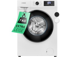 Bomann WA 7175 W Wasmachine - 7KG - 1400 toeren - 15 programma's - Stoomfunctie - Energieklasse A - 10 jaar motorgarantie