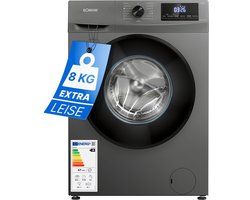 Bomann WA 7185 T Wasmachine - 8KG - 1400 toeren - 15 programma's - Stoomfunctie - Energieklasse A - 10 jaar motorgarantie