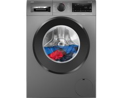 Bosch Serie 6 - WGG244FNNL - Wasmachine met stoom - 9 kg - 1400 rpm - Automatisch doseren - 1400 rpm - Zeer stil - Iron Assist: vermindert kreukels tot 50% - Cast Iron Grey