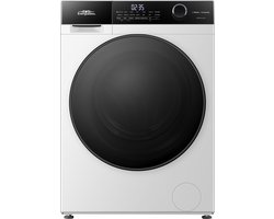 Everglades EVWM91411AW Zuinige Wasmachine - 9KG - A Klasse - Stoomfuncties/Allergie+ - Koolborstelloze Motor - Zeer Stil 72dB - Alpine Wit - 5 Jaar Garantie