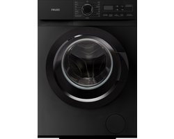 Frilec KOBLENZ8214WA-030B - Wasmachine - A label - 8 Kilo - Stoomprogramma - 5 Jaar Garantie - 1400 toeren - Zwart