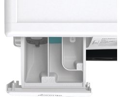 Gorenje WPNEI86ATS wasmachine Voorbelading 8 kg 1600 RPM Zwart, Wit