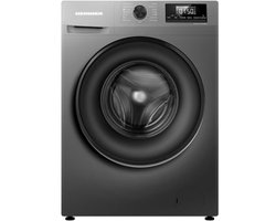 Heinner HWM-H7014IVSMTC+++ Wasmachine 7 kg – 15 Wasprogramma’s – Stoomprogramma – Kinderslot – 1400 tpm – LED Display – 5 Jaar Garantie – Antraciet