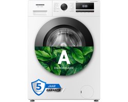 Heinner HWM-HME7012IVSMA+++ Slanke Wasmachine 7 kg – 1200 tpm – Inverter Motor – Energieklasse A – 15 Programma’s met Stoomfunctie en Anti-Allergie – Wit – 5 Jaar Garantie