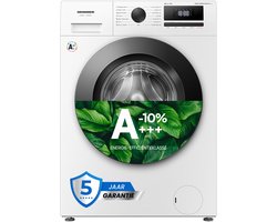 Heinner HWM-HME9014IVA10+++ Wasmachine 9 kg – 1400 tpm – Energieklasse A -10% – 15 Programma’s Met Stoomfunctie – Digitaal Display – 5 Jaar Garantie