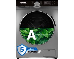 Heinner HWM-M1014IVKSA++ Wasmachine 10 kg – Inverter Motor – 1400 tpm – 14 Programma’s – Stoomfunctie – Energieklasse A – Touchbediening – 5 Jaar Garantie