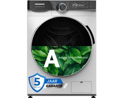 Heinner HWM-M1214IVKA+++ Wasmachine 12 kg – 1400 tpm – Inverter – Energieklasse A – 14 Programma’s – 15 min Snelprogramma – Stoomfunctie – Touchbediening – 5 Jaar Garantie