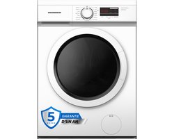 Heinner HWM-M7012SMD++ Wasmachine 7 kg – 1200 tpm – 15 Programma’s – Digitaal Display – 90°C Sterilisatieprogramma – Wit – 5 Jaar Garantie