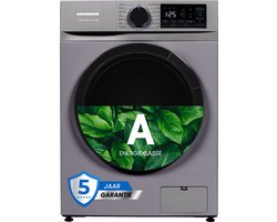 Heinner HWM-M914IVNSA+++ Slanke Wasmachine 9 kg – 1400 tpm – Energieklasse A – Digitaal display – 15 programma’s – Zilver – 5 Jaar Garantie