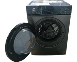 MobyWash Wasmachine AI Functie Zwart 10 KG 1400 Toeren