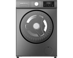 RYER CoreWash - Wasmachine - 8kg - 15 programma’s - 1200 toeren - Energieklasse A-20% - Stoomwassen & Trommelreiniging - 75 dB - Antraciet - 10 jaar garantie op motor