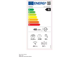 Samsung WW11DG5B25AE wasmachine Voorbelading 11 kg 1400 RPM Zwart