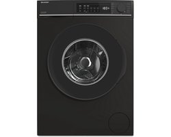 Sharp wasmachine newline zwart 7kg 1400t