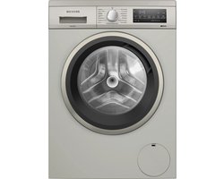 Siemens iQ500 WU14UTS8 - Wasmachine - Voorbelading - 9 kg - 1351 RPM - Zilver - DE display