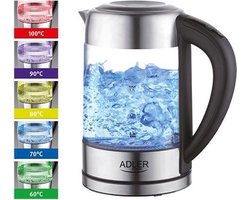 Adler AD 1247 - Glazen Waterkoker met kleurverlichting 1,7 liter