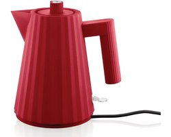 Alessi Plisse Waterkoker 1L Rood