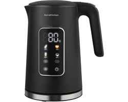 AoraKitchen Waterkoker - LED Touchscreen - Instelbare Temperatuurregeling - Waterkokers - 1.7L - Elektrisch - Cool Touch - Zwart