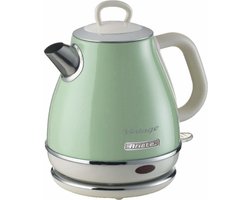 Ariete 2868/04 - Vintage waterkoker - 1 liter inhoud - 1630 Watt - draadloos - Groen