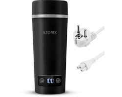 Azorix Draagbare Waterkoker met Temperatuurregeling - Heetwaterdispenser - Kleine Waterkoker Babyvoeding - Camping Waterkoker - Mini Waterkokers - 350ML - Reis Waterkoker