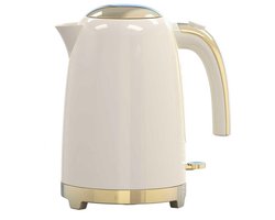 Bavary Collection K584QN - Design Waterkoker - 1.7L - 2200W - Beige/Goud