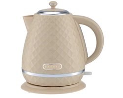 Bavary Diamant Design Waterkoker – Créme – 1.7 Liter – Snelkoker – Automatische Uitschakeling