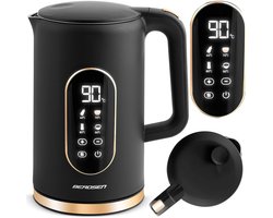 Berdsen BD-712 Elektrische Waterkoker 1,7L in Zwart en Goud