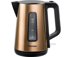 Bestron Waterkoker AWK1000CO - 2200W - 1,7L - Automatisch uitschakelen - Koper