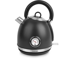 Blokker Waterkoker - 2200W - 1.7L - Waterniveau indicator - 360° snoerloos design - Verborgen verwarmingselement - Automatische uitschakeling - Verlichte aan/uit knop - Otter Group Control - WK-131943.2 Zwart