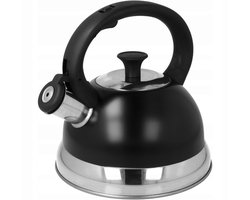 Brunbeste Fluitketel 2.5L – RVS Waterkoker – Voor Gas, Inductie, Keramisch & Elektrisch