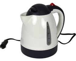 Carpoint Waterkoker 24V 1 Liter - Waterkoker voor Auto, Vrachtwagen, Caravan, Camper, Boot, Camping - 24 Volt stekker of sigarettenaansteker