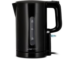 Clatronic WK 3834 - Waterkoker - geschikt voor de Camping - 1 Liter - 900W - Zwart