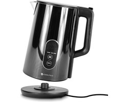 CoolFule Waterkoker met Temperatuurregeling - Warmhoudfunctie - RVS - 1,8L - Zwart