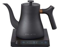 Elektrische waterkoker CHiATO flowPLAY Classic, 0.6 l – Zwart