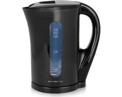 Emerio Waterkoker 1.7 Liter - Oververhittingsbeveiliging - Automatische Uitschakeling - Water niveau indicator - Elektrische Waterkoker 2200W - WK-123483 - Zwart