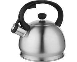 Florina Bella fluitketel 1,5L voor alle warmtebronnen - Waterketel - Waterkoker - Met cool touch handvat - RVS