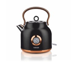 Haeger Art Deco Black Waterkoker Retro - 1,7L - 2200W