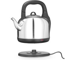 HENDI Elektrische waterkoker – 4,2L – roestvrij staal – automatische uitschakeling – droogkookbescherming