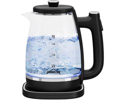 Homelux - Waterkoker - Elektrische Waterkoker - BPA-vrij - Glazen Waterkoker - LED Verlichting - 1,8L - 1800W - Automatisch uitschakelen - Kalkfilter