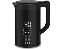 Infinity Goods Waterkoker Met Temperatuurregeling - Warmhoudfunctie - Temperatuurregeling - 1,5L - Zwart