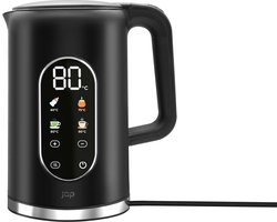 JAP Appliances Aquanova - Waterkoker (1.7 liter) met temperatuurregeling - Warmhoudfunctie - 40°C voor babyvoeding - Zwart