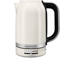 KitchenAid 5KEK1701EPL waterkoker 1,7 l 2400 W Zwart, Roestvrijstaal, Wit
