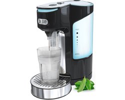 KitchenBrothers Heetwaterdispenser - 2L - Instant Waterkoker - 9 standen van 180 t/m 300 ml -Heetwatertap - 3000W - RVS/Zwart