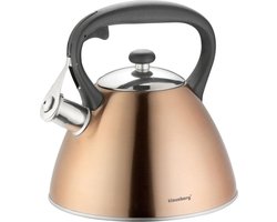 Klausberg KB-7209  fluitketel - 3L - rvs - alle warmtebronnen