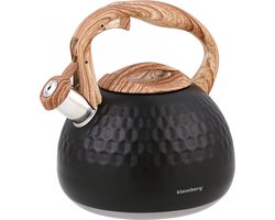 Klausberg KB-7562 - fluitketel - 2.8 L - rvs - alle warmtebronnen