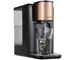 Klausberg KB7879 Hot Water Dispenser – 2,2 Liter – Temperatuurregeling (45-100°C) – Zwart & Rose Gold – 2600W - Heetwaterdispenser