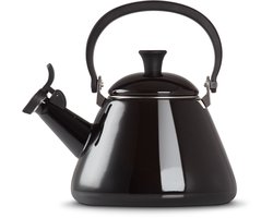 Le Creuset Fluitketel Kone - Ebbenzwart - 1.6 liter - inductie geschikt -