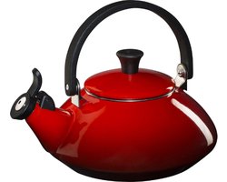 Le Creuset fluitketel Zen 1,5 Liter - kersenrood