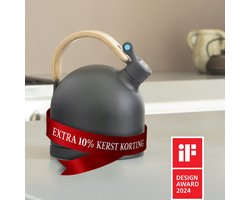 Le Lapin Kitchenware Classic Edition- Elektrische waterkoker - LA2023-BA01-06 - Met echt bamboehouten greep