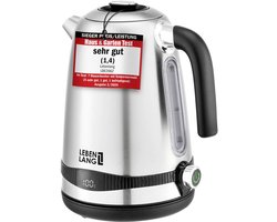 Lebenlang LBE2662 Waterkoker BPA-vrij, Met display Aantal/Volume: 1.7 l RVS