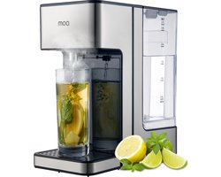 MOA Heetwaterdispenser 2,7L met Temperatuurregeling - 45-100°C - Heetwatertap - Melkfunctie - Instant Waterkoker - BPA-vrij - RVS - Zilver